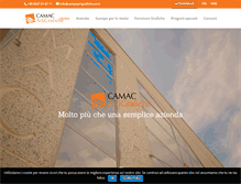 Tablet Screenshot of camacartigrafiche.com